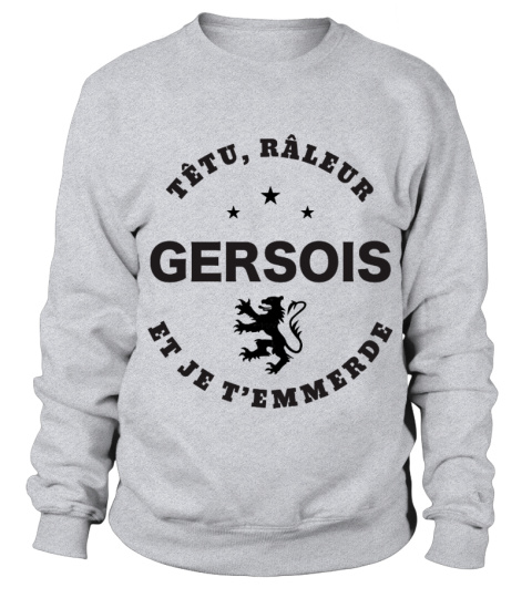 T-shirt têtu, râleur - Gersois