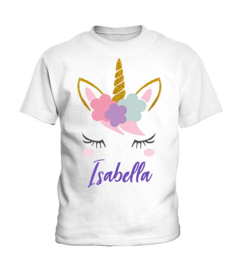Personalized Unicorn Birthday Girl Shirt - T-shirt