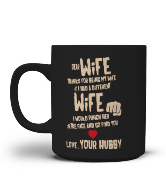 Dear wife sales mug