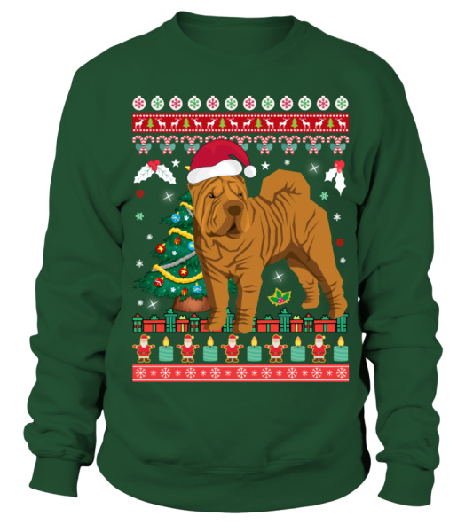 Shar Pei Christmas Sweatshirt
