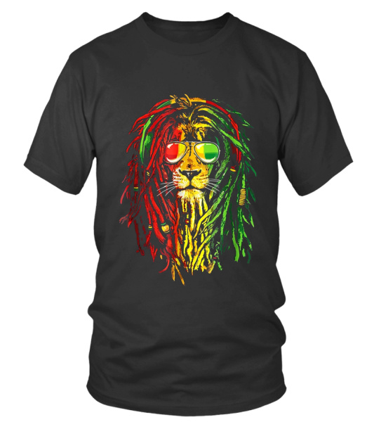 Reggae Music Lovers Tshirt, Jamaican Royal Lion T-Shirt Reggae Music Lovers Tshirt, Jamaican Royal Lion T-Shirt