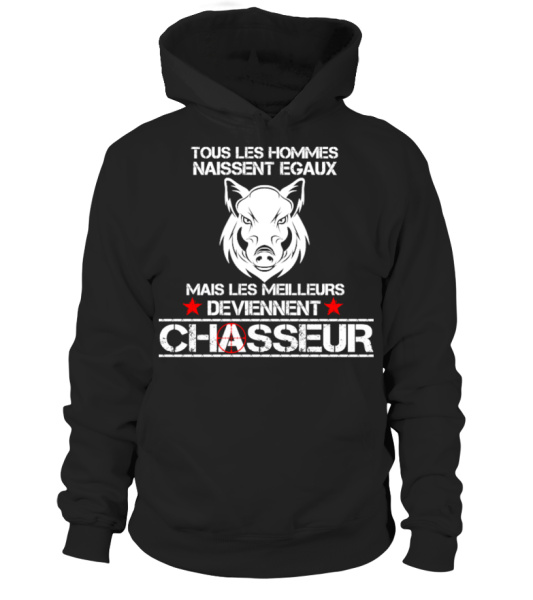 Sweat a capuche Pull chasseur sanglier Teezily