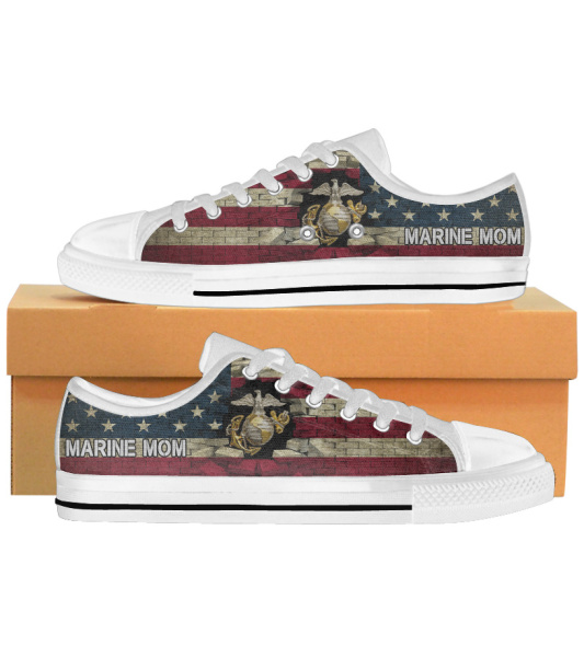 USMC mom Sneakers Teezily