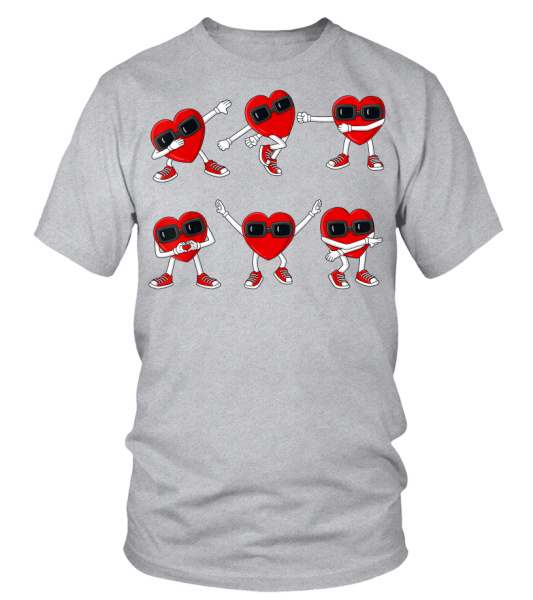 Dancing Hearts Dance Challenge Valentines Day Boys Girl Kids T-Shirt Dancing Hearts Dance Challenge Valentines Day Boys Girl Kids T-Shirt