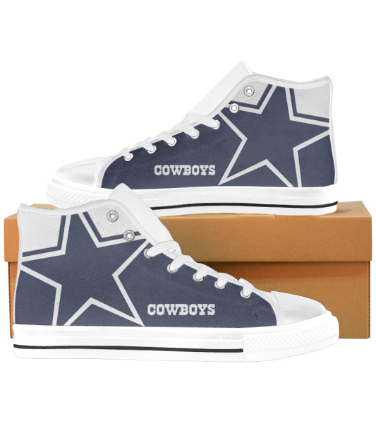 DALLAS FOOTBALL HIGH TOP SNEAKERS Sneakers Teezily
