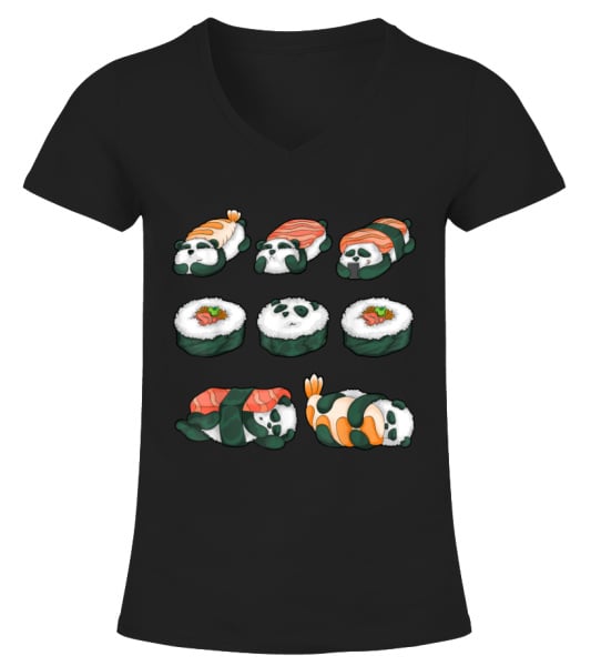 Panda Sushi Hug Shirt Cute Animal Maki Lover Funny Food Gift