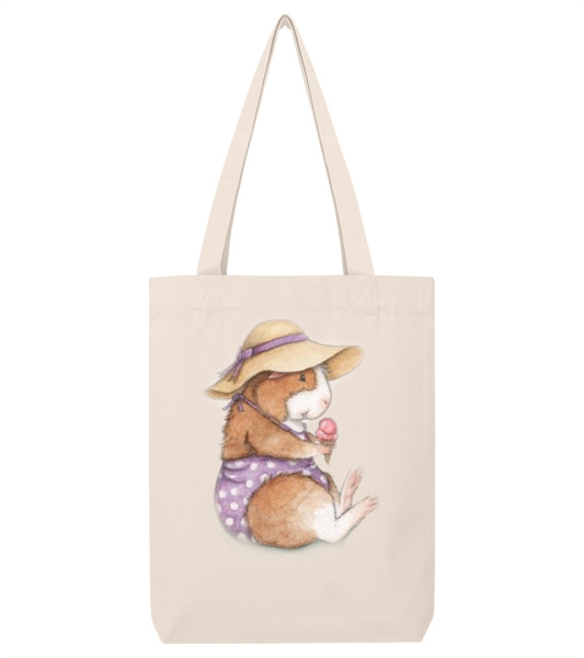 Guinea pig tote bag beach guinea pig