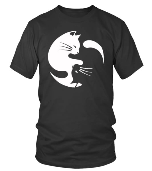 Ying yang cat shirt store