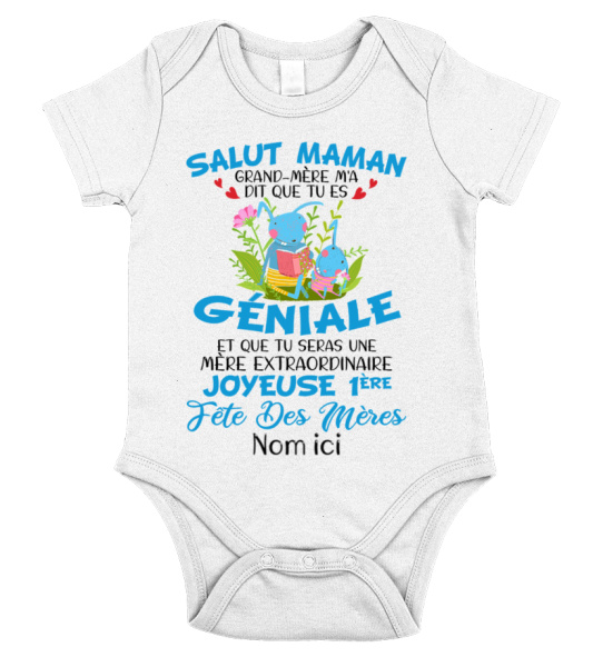 Body Bebe JOYEUSE 1ERE FETE DES MERES Teezily