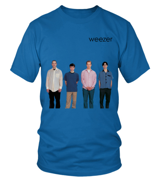 Weezer t hotsell shirt blue album