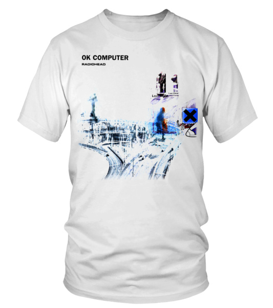 M500-042-WT. Radiohead, 'OK Computer' - T-shirt | Teezily