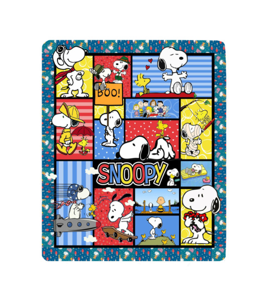 Snoopy Bedtime Sherpa Blanket