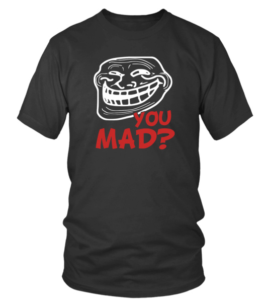Troll Face meme crazy shirt , Funny Meme Troll Logo Face T-shirt