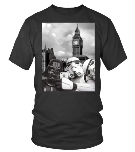 Stormtrooper Darth Vader Selfie Big Ben Great Bell T shirt Teezily