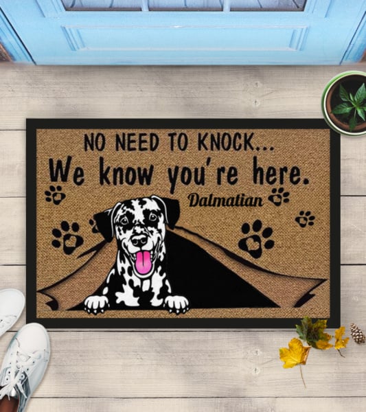 Dalmatian doormat discount