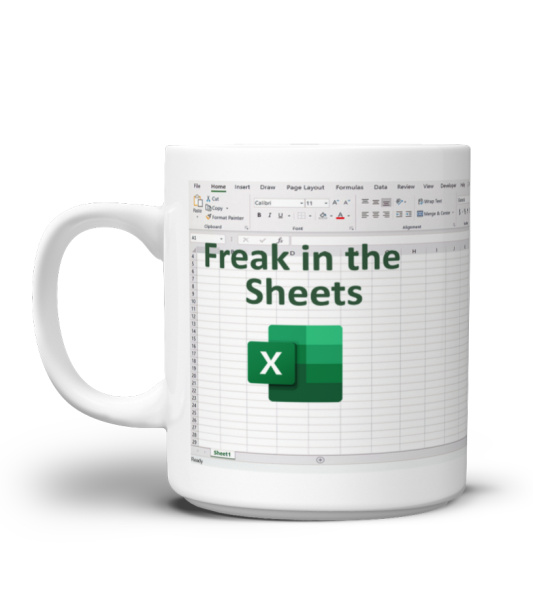Freak In The Sheets Mug Funny Gifts For Women Men Spreadsheet