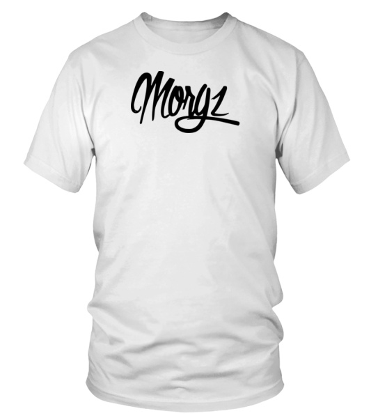 Morgz merch white store hoodie