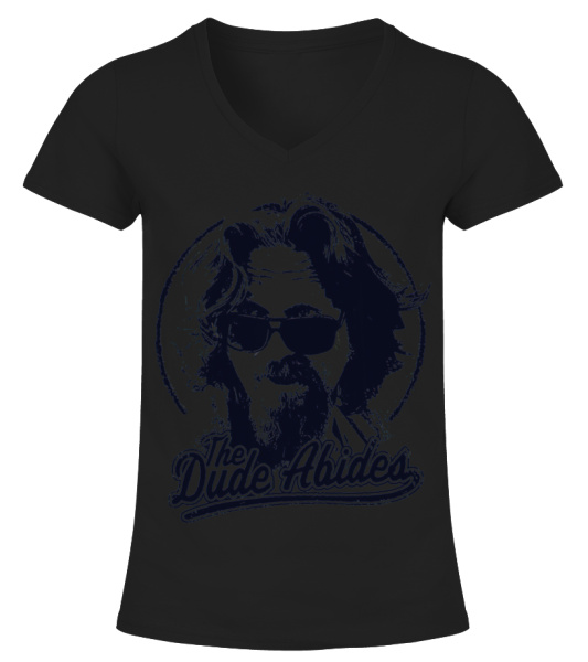 The Big Lebowski The Dude Abides Classic Circle Logo T-Shirt The Big Lebowski The Dude Abides Classic Circle Logo T-Shirt