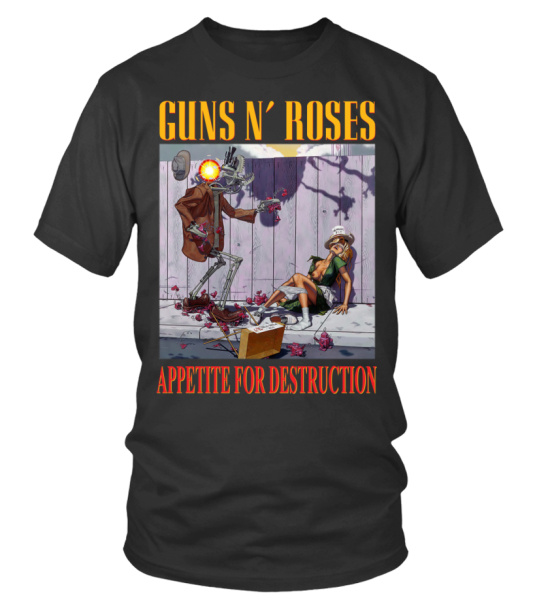 Guns N' Roses 003 BK - T-shirt | Teezily