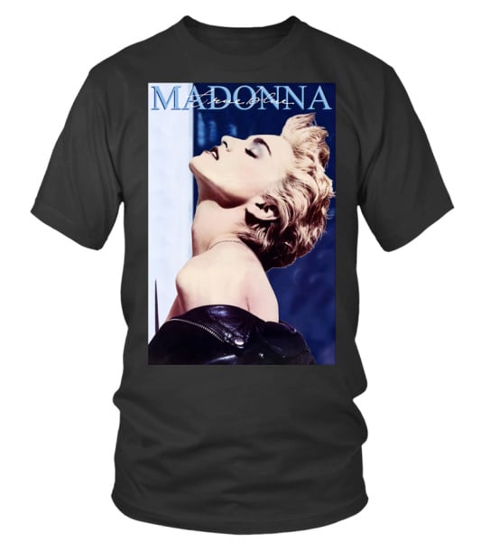 Maglietta 100IB 069 BK. Madonna True Blue Teezily