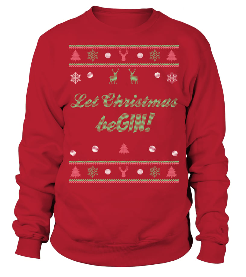 gin christmas tshirt