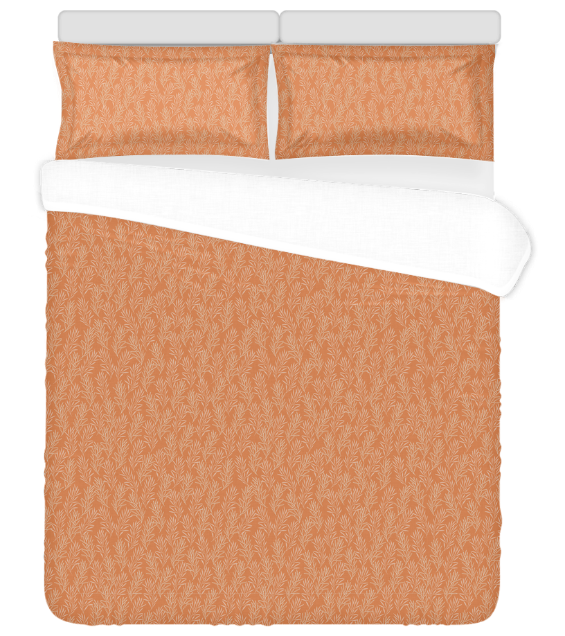 Orange Grass Patterned Bed Set T Shirt Teezily