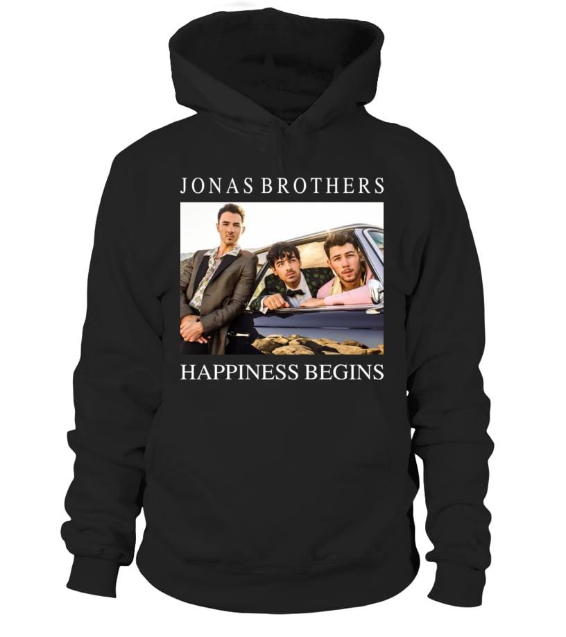 Jonas Brothers Merch Charcoal Hoodie Scribesun