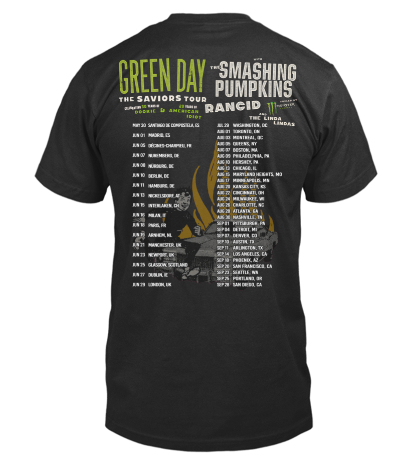 2 Side - Green Day's The Saviors 2024 Tour - T-shirt | Teezily
