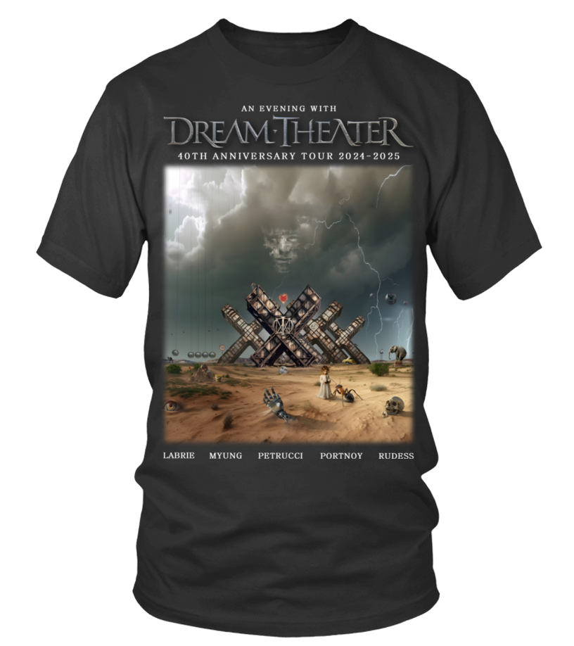 Dream Theater - 40th Anniversary Tour 2024-25 T-Shirt Unisex