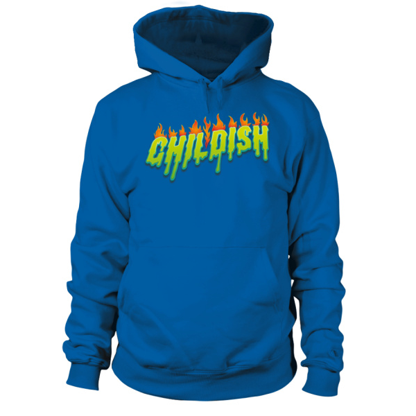 Childish top blue hoodie
