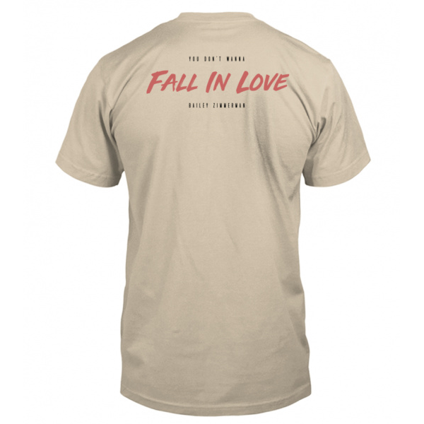 Bailey Zimmerman Fall In Love Clothing Yelish Official 