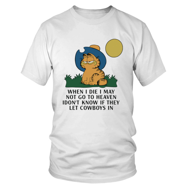 Garfield deals cowboy shirt