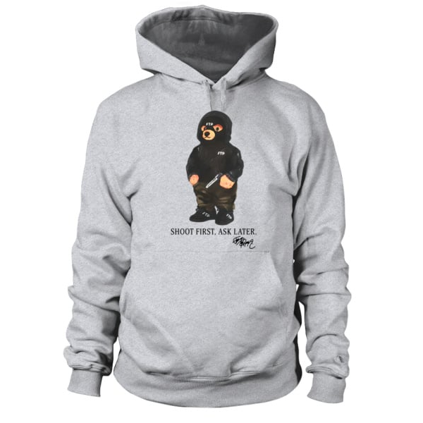Ftp Bear Shoot First Ask Later Hoodie | Yelish