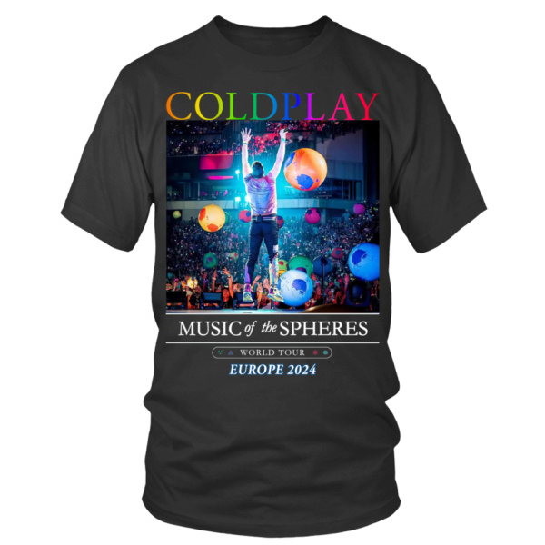 Coldplay Europe Tour 2024 Vintage Merchan